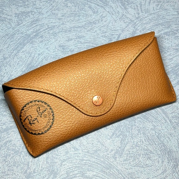 Ray Ban Unisex Sunglasses Eyewear UV Protective Case Only Light Brown - Picture 2 of 13